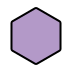 purple hexagon